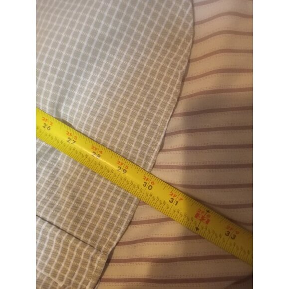 Burberry London Button Up Shirt Long Sleeve Men’s Gray 16.5-36 (L) USA Made - Picture 11 of 11